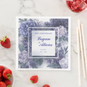 ダスティブルーのスミレの花の庭の結婚式 (インサイチュ)