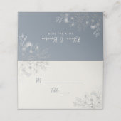 ダスティブルーの結婚式 プレイスカード (外部開封)