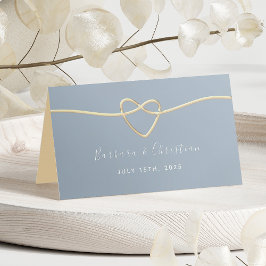 ダスティブルーの結婚式 プレイスカード