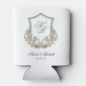ダスティブルーの花冠の結婚式用クーラー 缶クーラー (裏面)