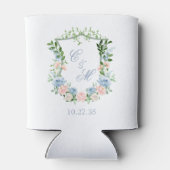 ダスティブルーの花冠の結婚式 缶クーラー (裏面)