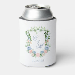 ダスティブルーの花冠の結婚式 缶クーラー