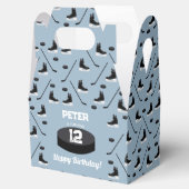 ダスティブルーアイスホッケースティック、スケートパック誕生日 フェイバーボックス (オープン)