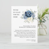 ダスティブルーアイボリーフローラ週末イベントプログラム 招待状 (スタンド正面)