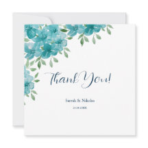 ダスティブルーアエレガントントミントフローラウォーターカラーアート