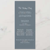 ダスティブルーアジサイフローラエレガント式 プログラム (裏面)