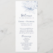 ダスティブルーアジサイフローラ結婚ズ プログラム (正面)