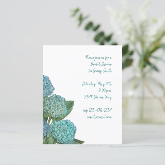 ダスティブルーアジサイ花束 (スタンド正面)