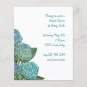 ダスティブルーアジサイ花束 (正面)