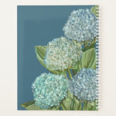 ダスティブルーアジサイ花束 プランナー手帳 (裏面)