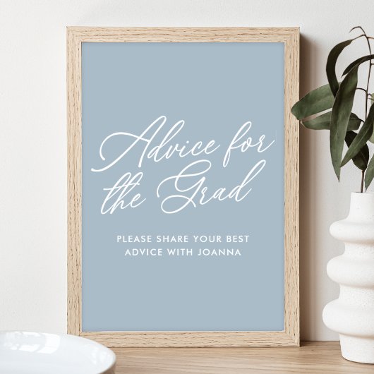 ダスティブルーアドバイスの看板 ポスター