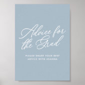 ダスティブルーアドバイスの看板 ポスター (正面)