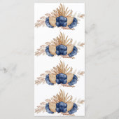  ダスティブルーアンドパンパスフローラブライダルシャワーメニュー メニュー (裏面)