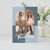 ダスティブルーアーモダンチ4写真卒業 サンキューカード (スタンド正面)