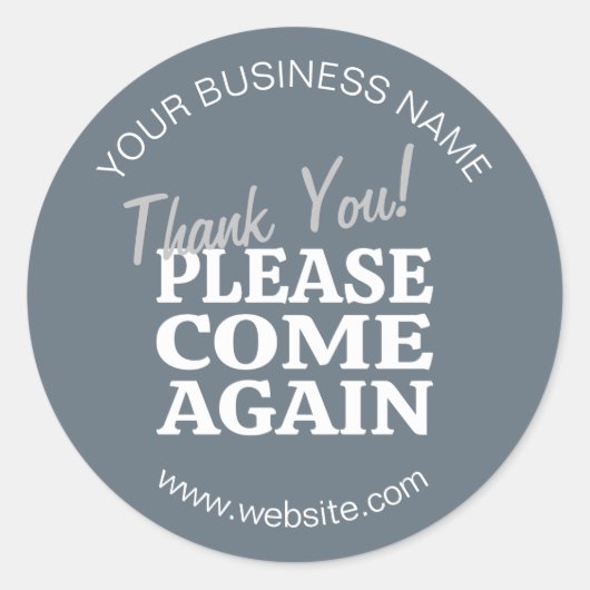 ダスティブルーインスパイアヴィンテージありがとう ラウンドシール (正面)