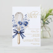 ダスティブルーウィスクトワ遠くにイルブライダルシャワー 招待状 (スタンド正面)