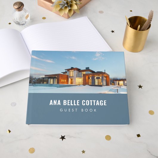 ダスティブルーウィンタースキーリゾートレンタル写真フィードバック ゲストブック (正面見開き)