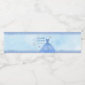 ダスティブルーウィンタースノーフレークキンセアニラ ペットボトルラベル (シングルラベル)