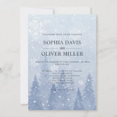 ダスティブルーウィンターワンダーランド 招待状 (正面)