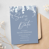 ダスティブルーウェディングザデイト招待状 招待状