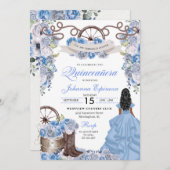 ダスティブルーウエスタンランチェロキンセアニェラ 招待状 (正面/裏面)