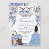 ダスティブルーウエスタンランチェロキンセアニェラ 招待状 (正面/裏面)