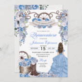 ダスティブルーウエスタンランチェロキンセアニェラ 招待状 (正面/裏面)