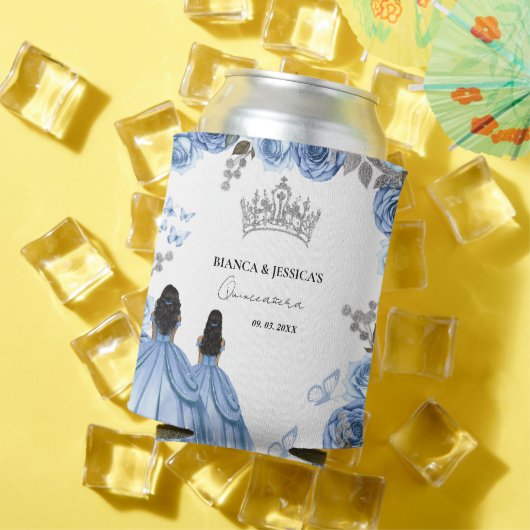 ダスティブルーウォーターカラーフローラツインキンセアニラ 缶クーラー (インサイチュ 夏)