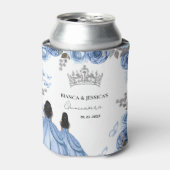 ダスティブルーウォーターカラーフローラツインキンセアニラ 缶クーラー (缶正面)