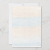 ダスティブルーウォーターカラーフローラ80thバースデーパーティー 招待状 (裏面)