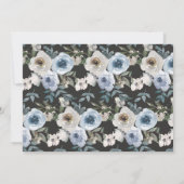 ダスティブルーウォーターバラ ノートカード (裏面)