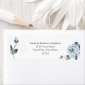 ダスティブルーウォーターバラ ラベル (インサイチュ)