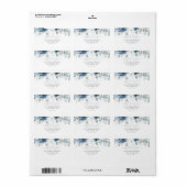 ダスティブルーウォーター結婚カラー住所 シール (フルシート)