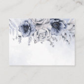 ダスティブルーウォーター色フローラハネムーンファンド エンクロージャーカード (裏面)