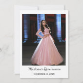 ダスティブルーエレガントフローラバタフライキンセアニェラ 招待状 (裏面)