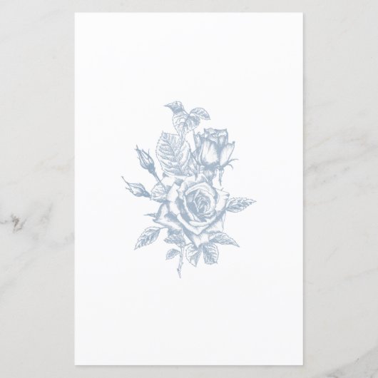 ダスティブルーエレガントフローラ結婚の単語検索 (裏面)