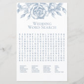 ダスティブルーエレガントフローラ結婚の単語検索 (正面)