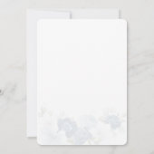 ダスティブルーエレガントフローラ結婚開花 セーブザデート (裏面)