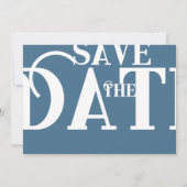 ダスティブルーオータムパンパ結婚スデザイン セーブザデート (裏面)