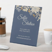 ダスティブルーオータムボホ結婚の自撮り駅 台座サイン (インサイチュ)