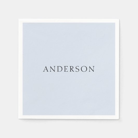 ダスティブルーカスタム姓II スタンダードカクテルナプキン (正面)