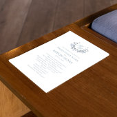 ダスティブルーカスタム結婚式 プログラム