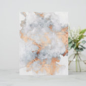 ダスティブルーカッパー金ゴールド花崗岩スクラップブック紙 (スタンド正面)