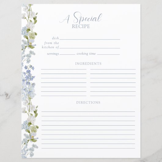 ダスティブルーガーデンエレガントシャワーレシピページ (正面)