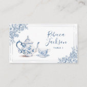 ダスティブルーガーデンビクトリアンアフタヌーンティー プレイスカード (裏面)