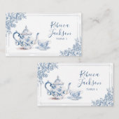 ダスティブルーガーデンビクトリアンアフタヌーンティー プレイスカード (正面/裏面)