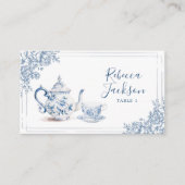 ダスティブルーガーデンビクトリアンアフタヌーンティー プレイスカード (正面)