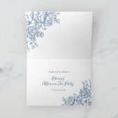 ダスティブルーガーデンビクトリアンブライダルシャワーティー サンキューカード (内部)