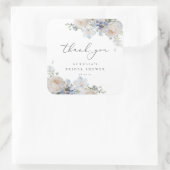 ダスティブルーガーデンフローラありがとう スクエアシール (バッグ)