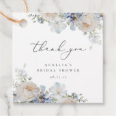 ダスティブルーガーデンフローラありがとう フェイバータグ (正面)